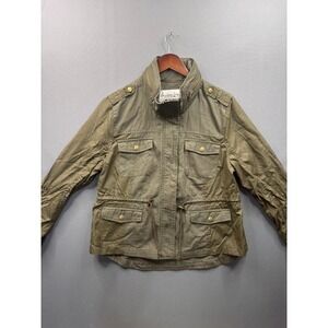 American Rag Womens Utility Jacket Olive Green Military Field Coat‎ XL NWT